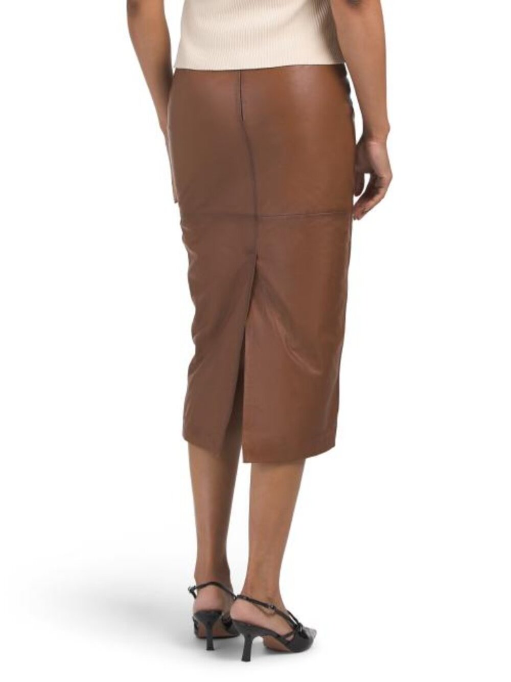 BOD & CHRISTENSEN Leather Dana Skirt - Picture 2 of 3